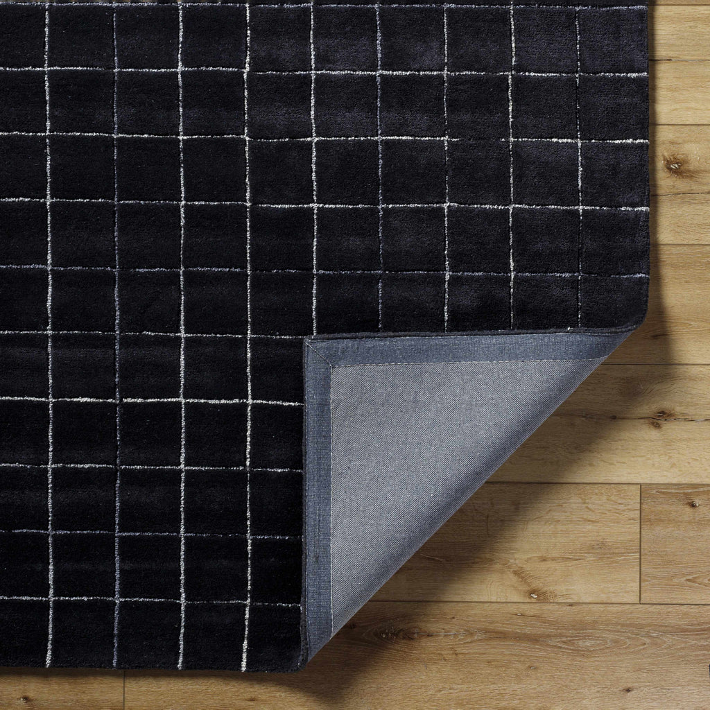Toshi Jet Black Area Rug