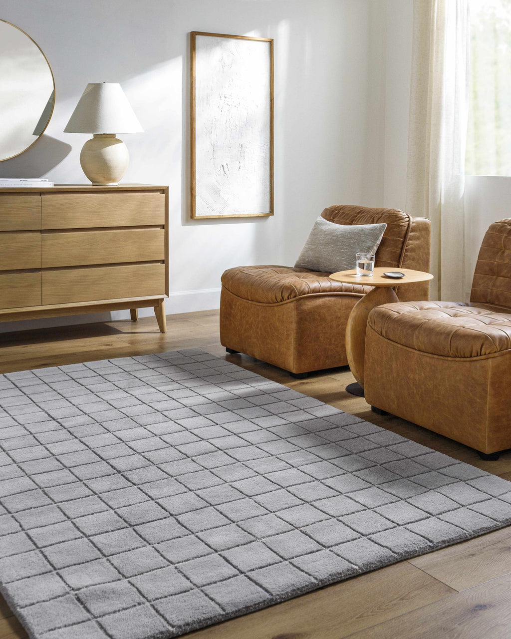 Toshi Sterling Gray Area Rug