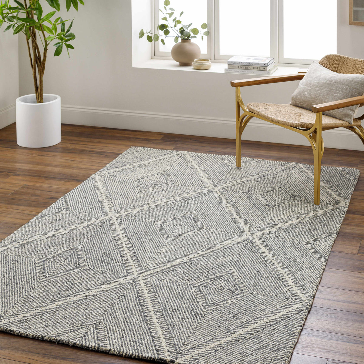 Tene Tufted Wool Area Rug - Clearance