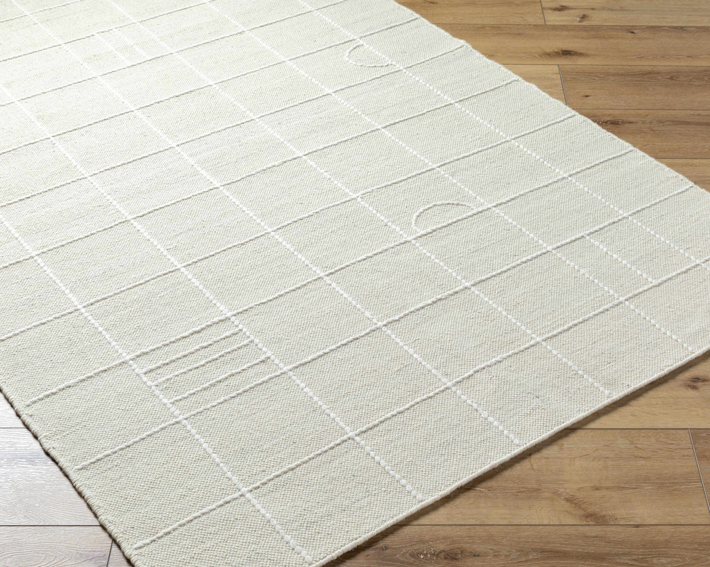 Tieve Off White Checkered Area Rug - Clearance