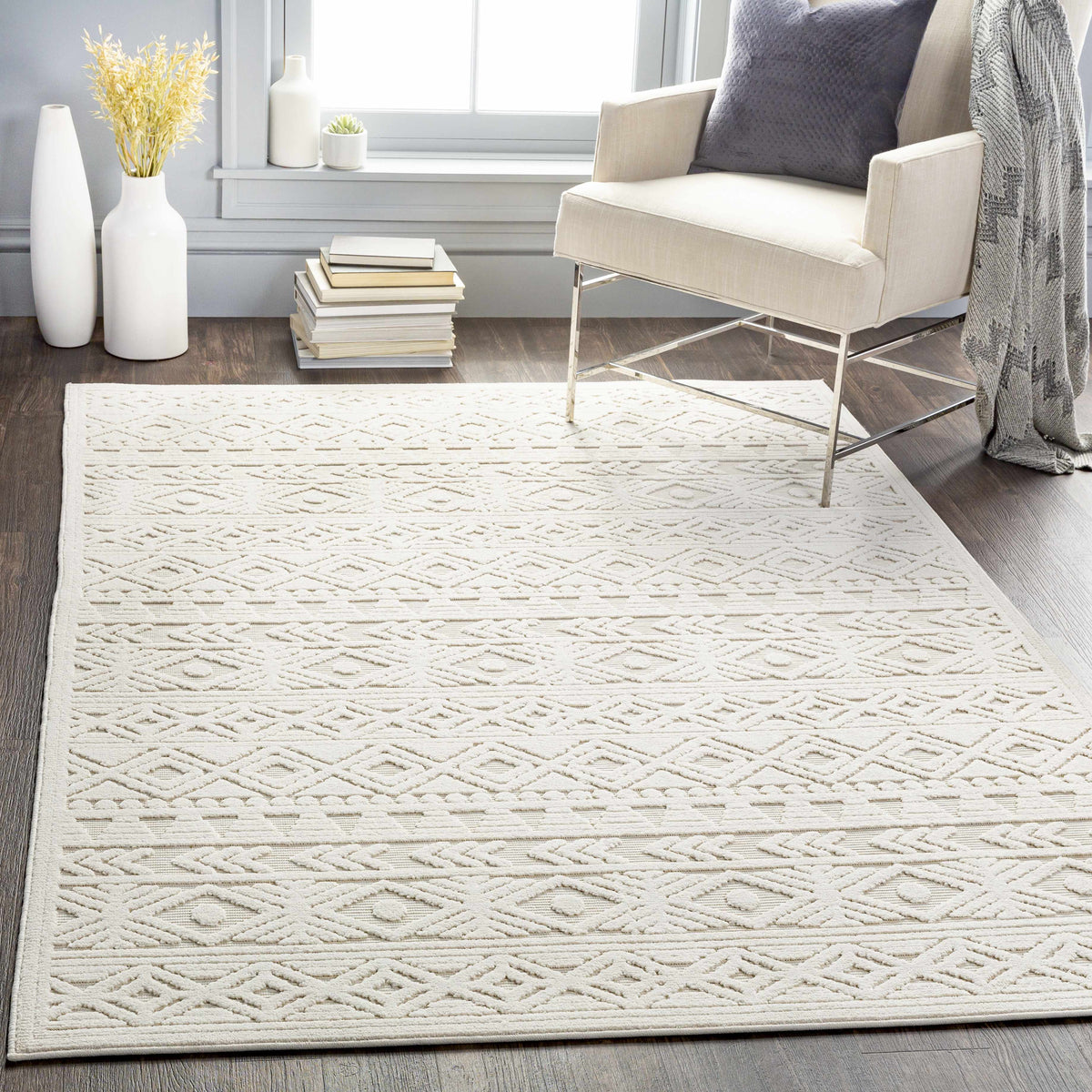 Treuddyn 3D Outdoor Area Rug