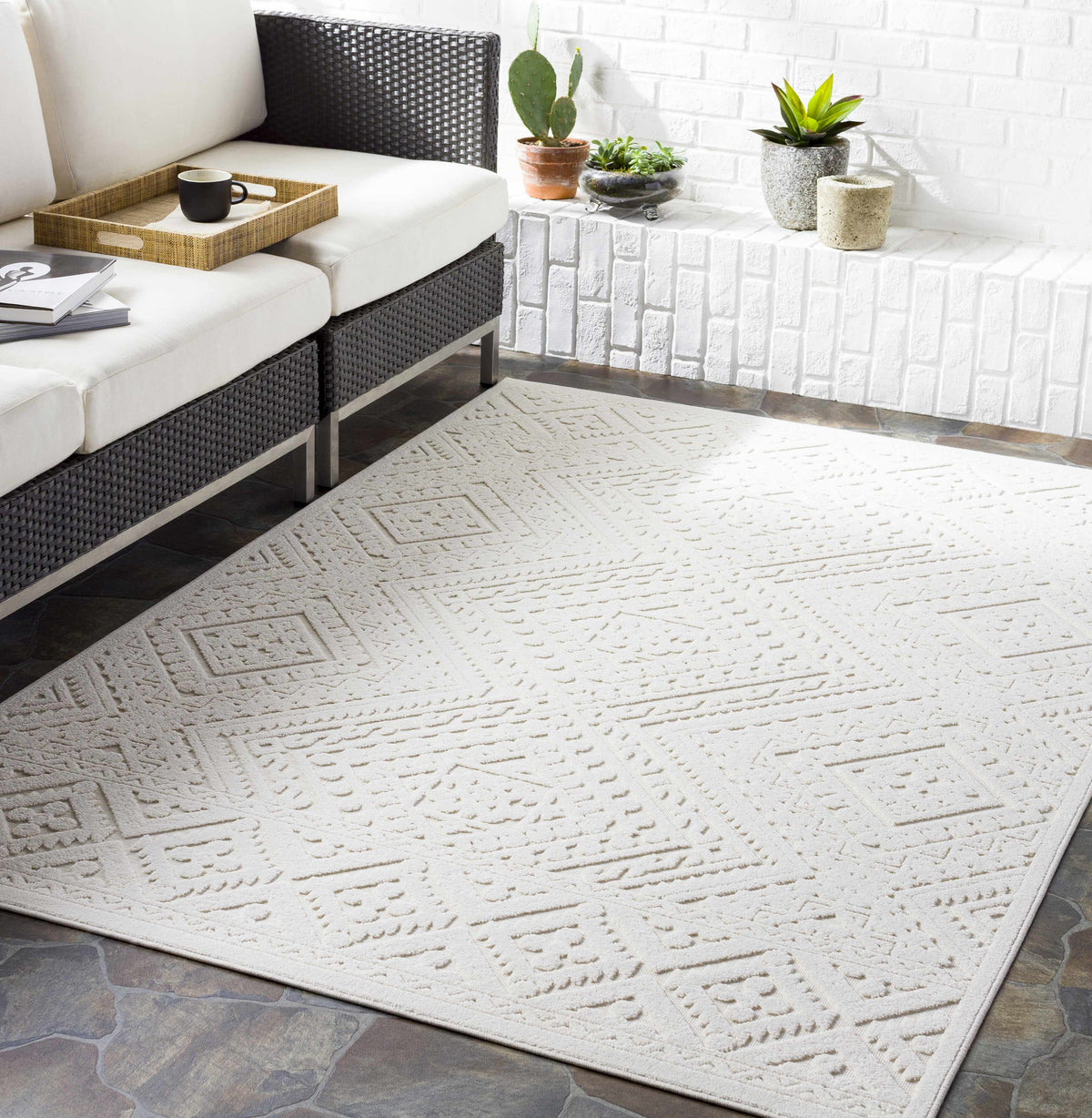 Trigg 3D Outdoor Area Rug