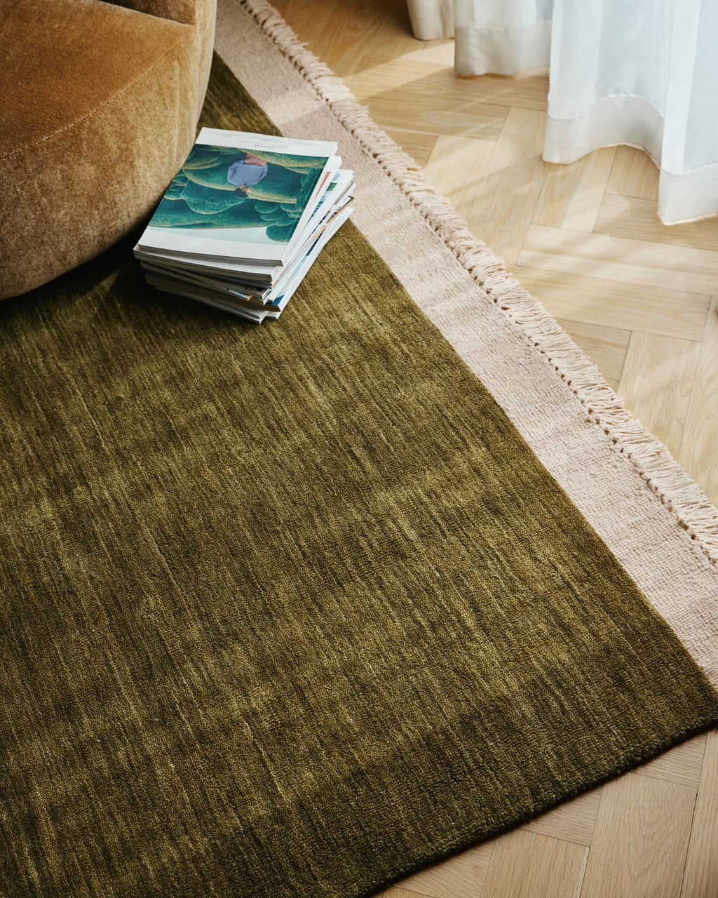 Tropez Olive Wool Rug