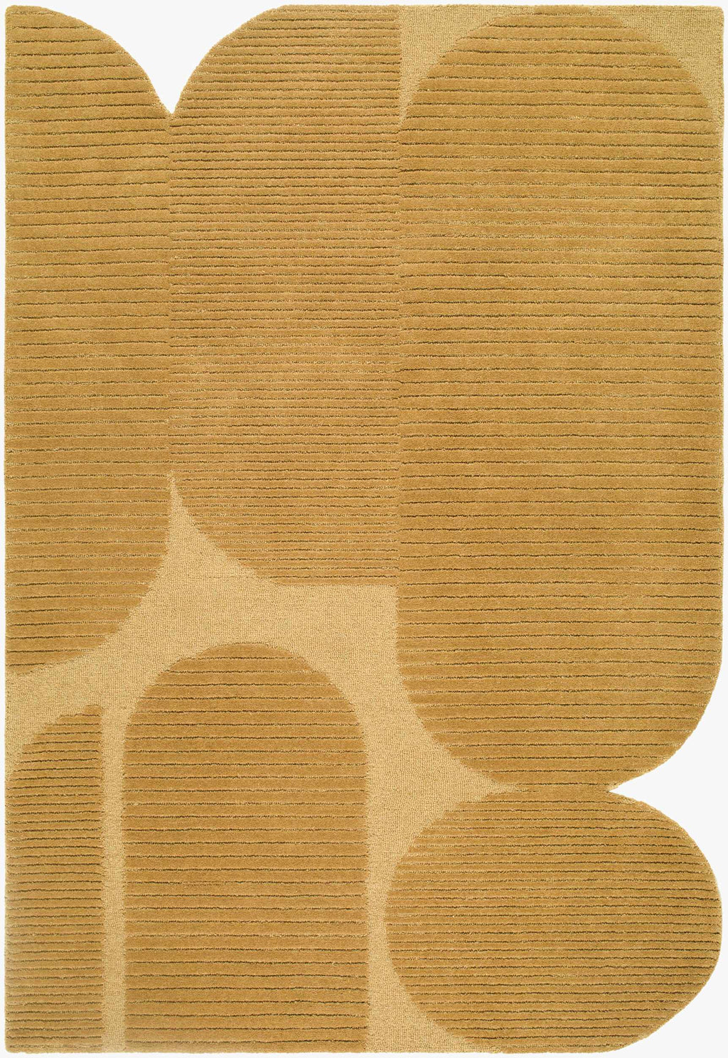 Ponae Abstract Hand Tufted Wool Area Rug