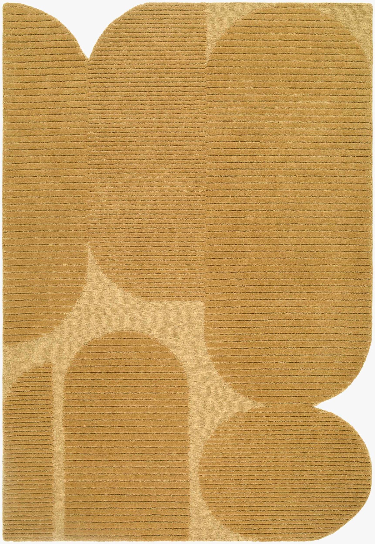 Ponae Abstract Hand Tufted Wool Area Rug