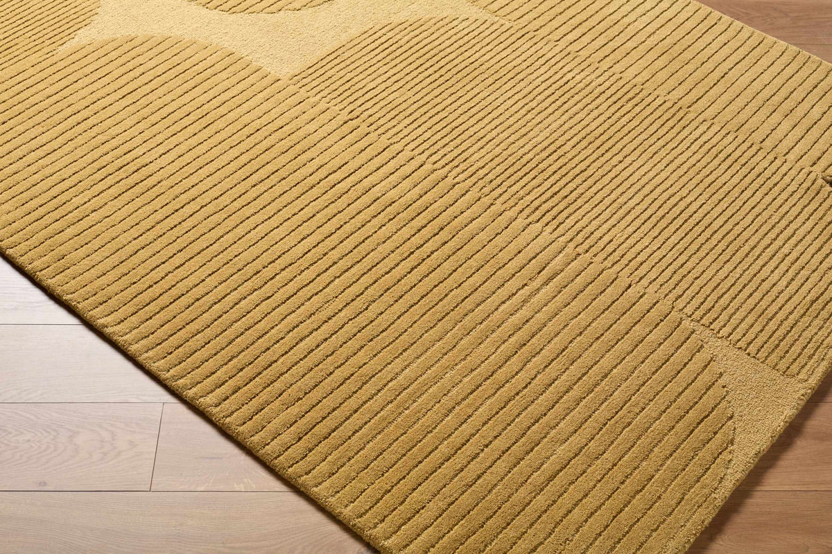 Ponae Abstract Hand Tufted Wool Area Rug