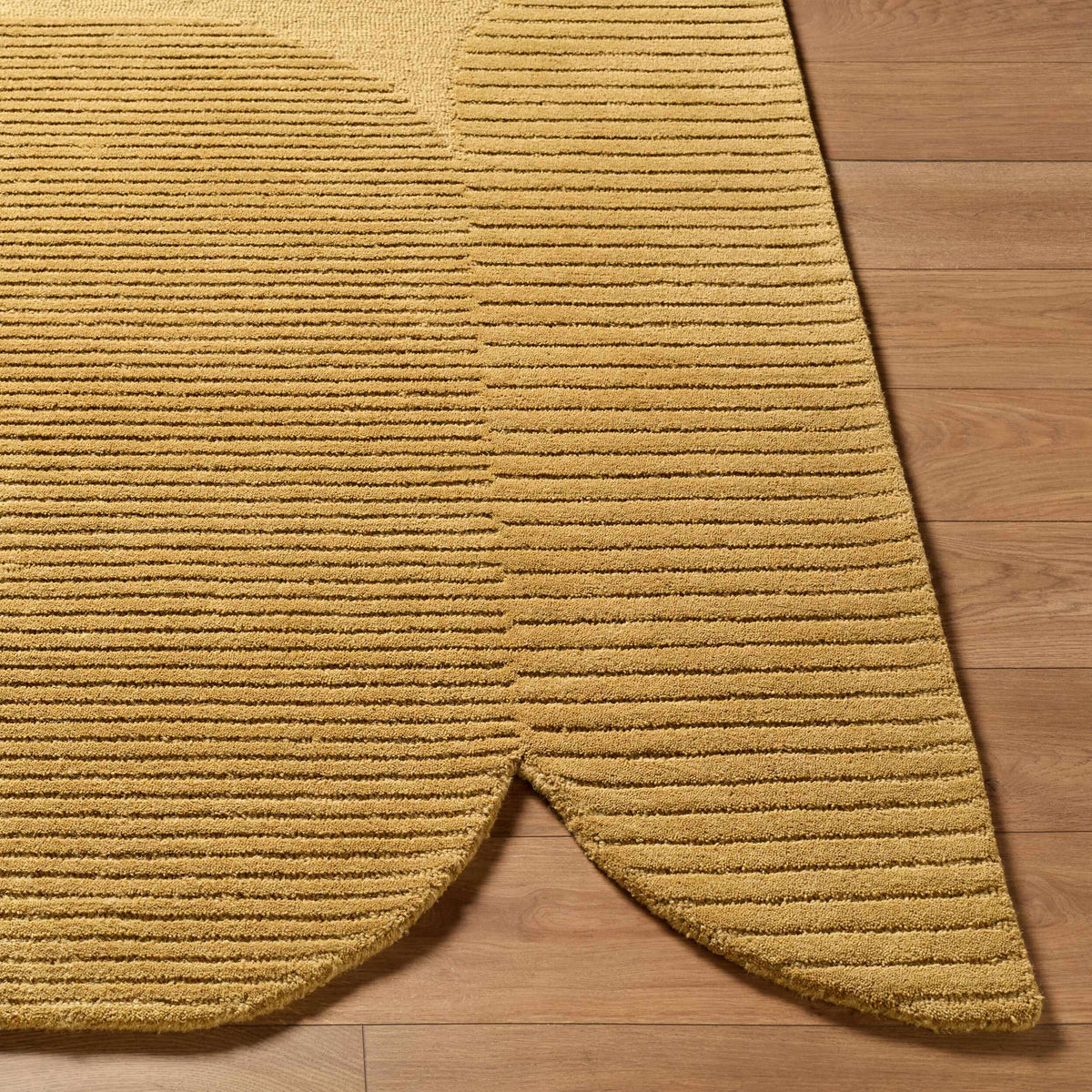 Ponae Abstract Hand Tufted Wool Area Rug
