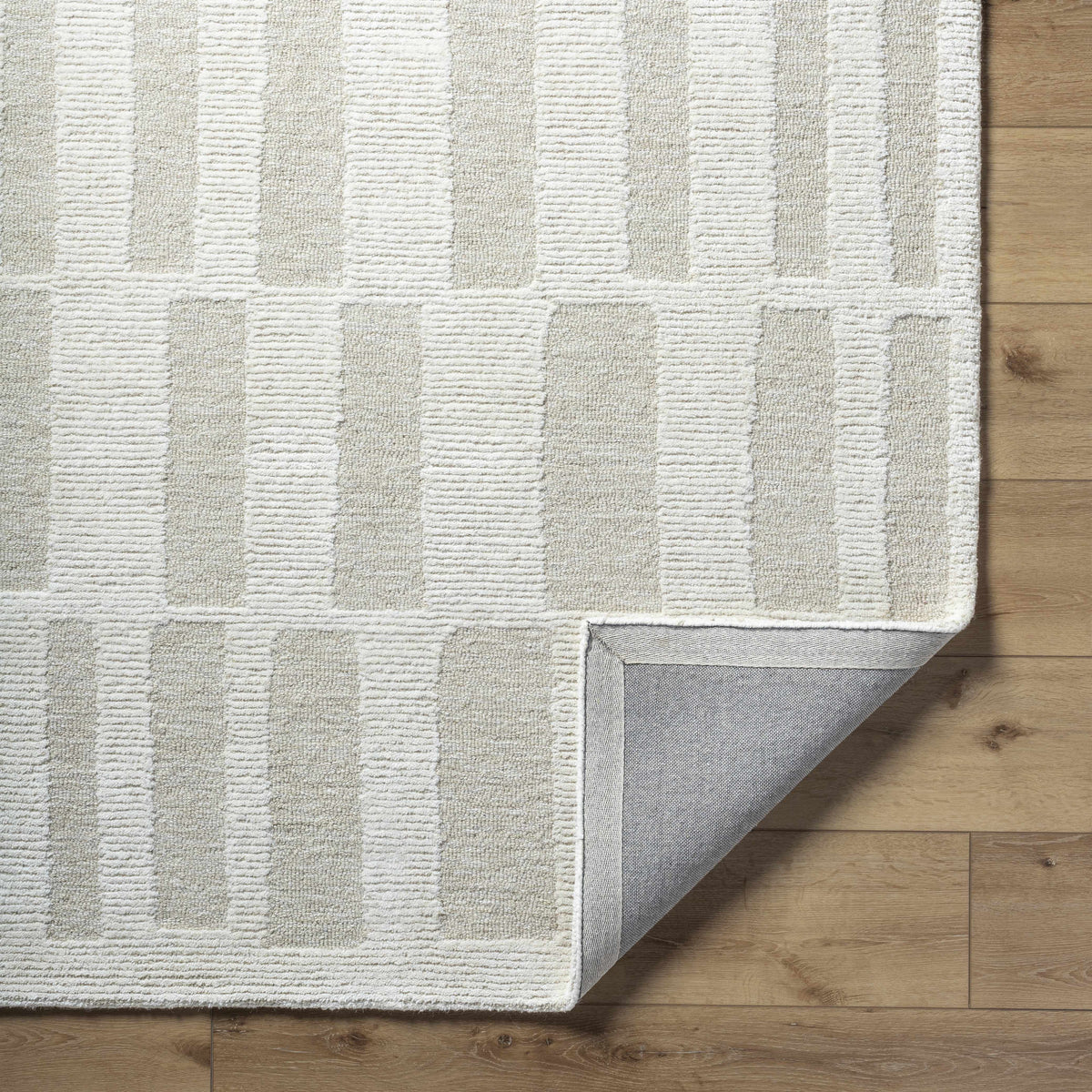 Teige Light Silver Area Rug