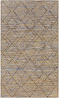 Buse Hand Woven Beige & Blue Area Rug - Clearance