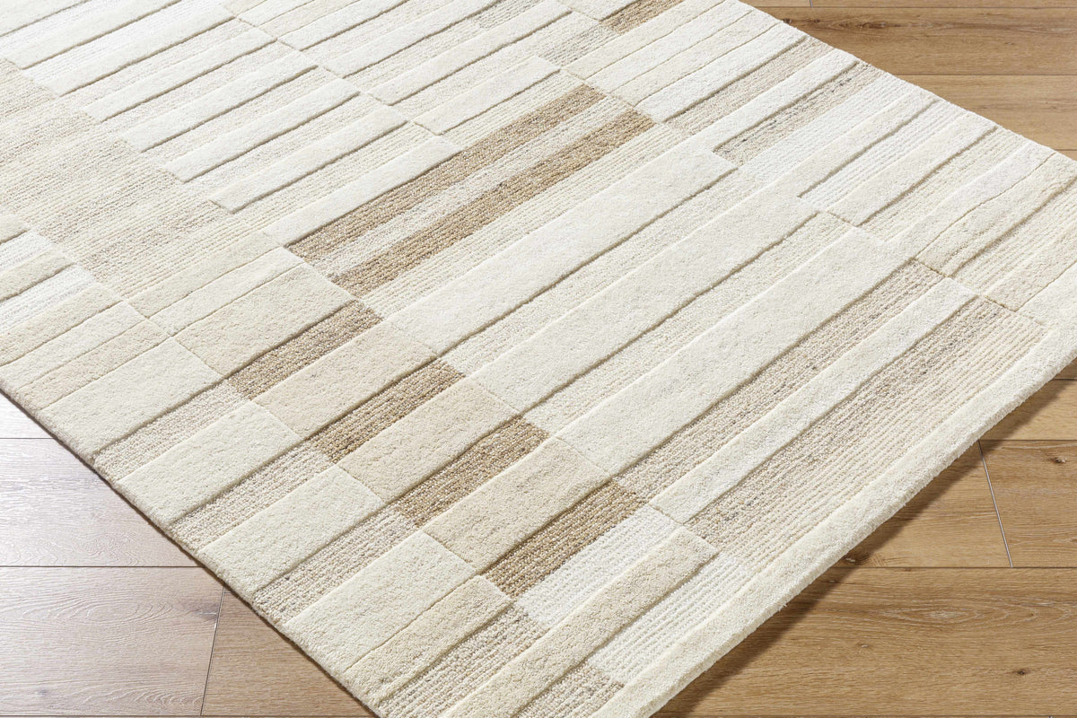 Tavia Broken-Striped Area Rug