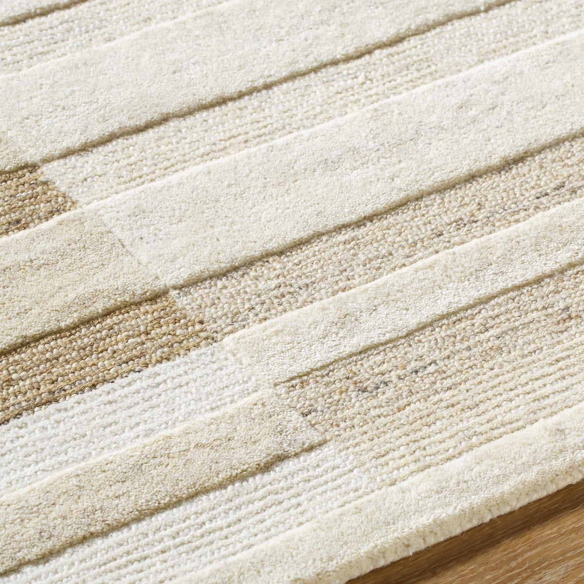 Tavia Broken-Striped Area Rug
