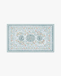 Twin Bunny Border Blue Rug