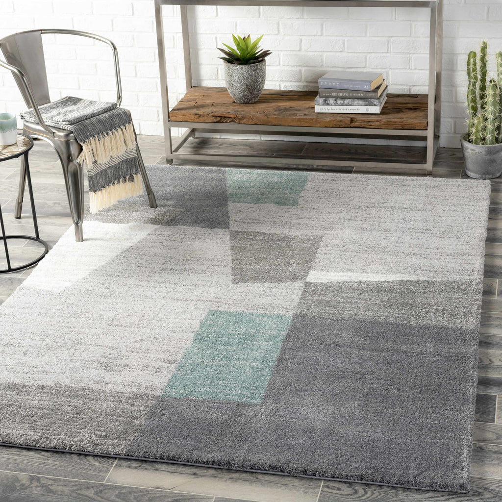 Tytherington Geometric Sage Area Rug - Clearance