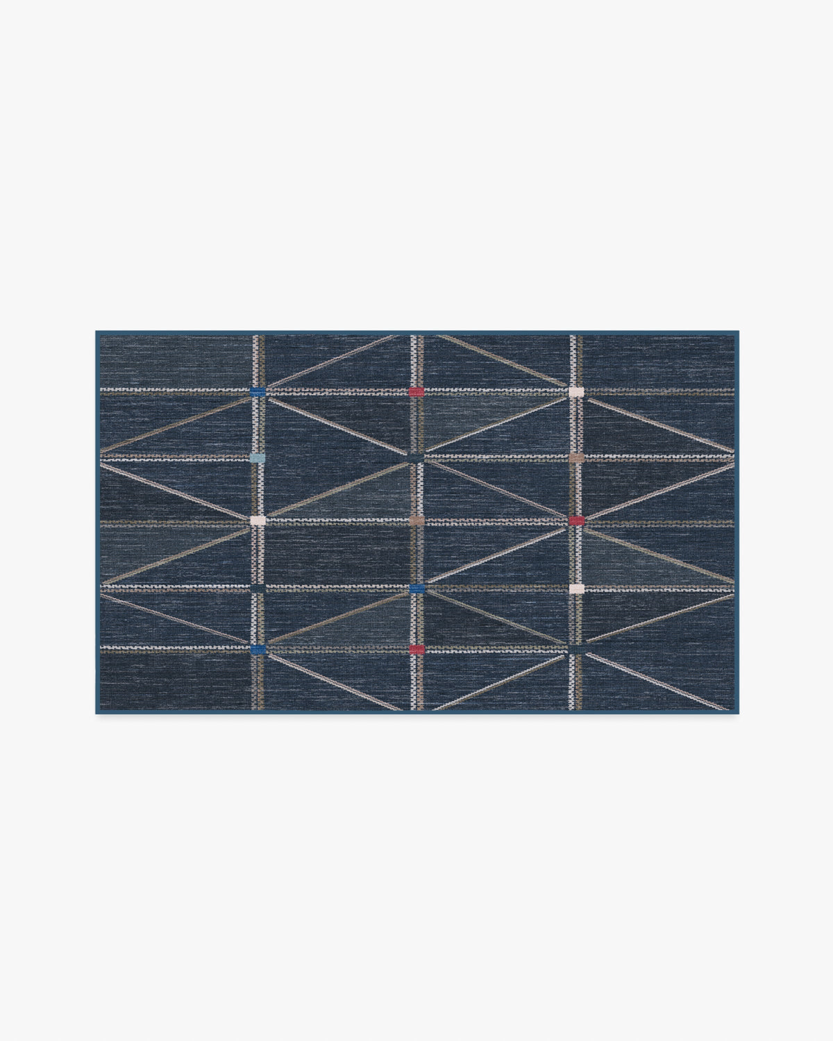 Ulysses Navy Flatwoven Rug