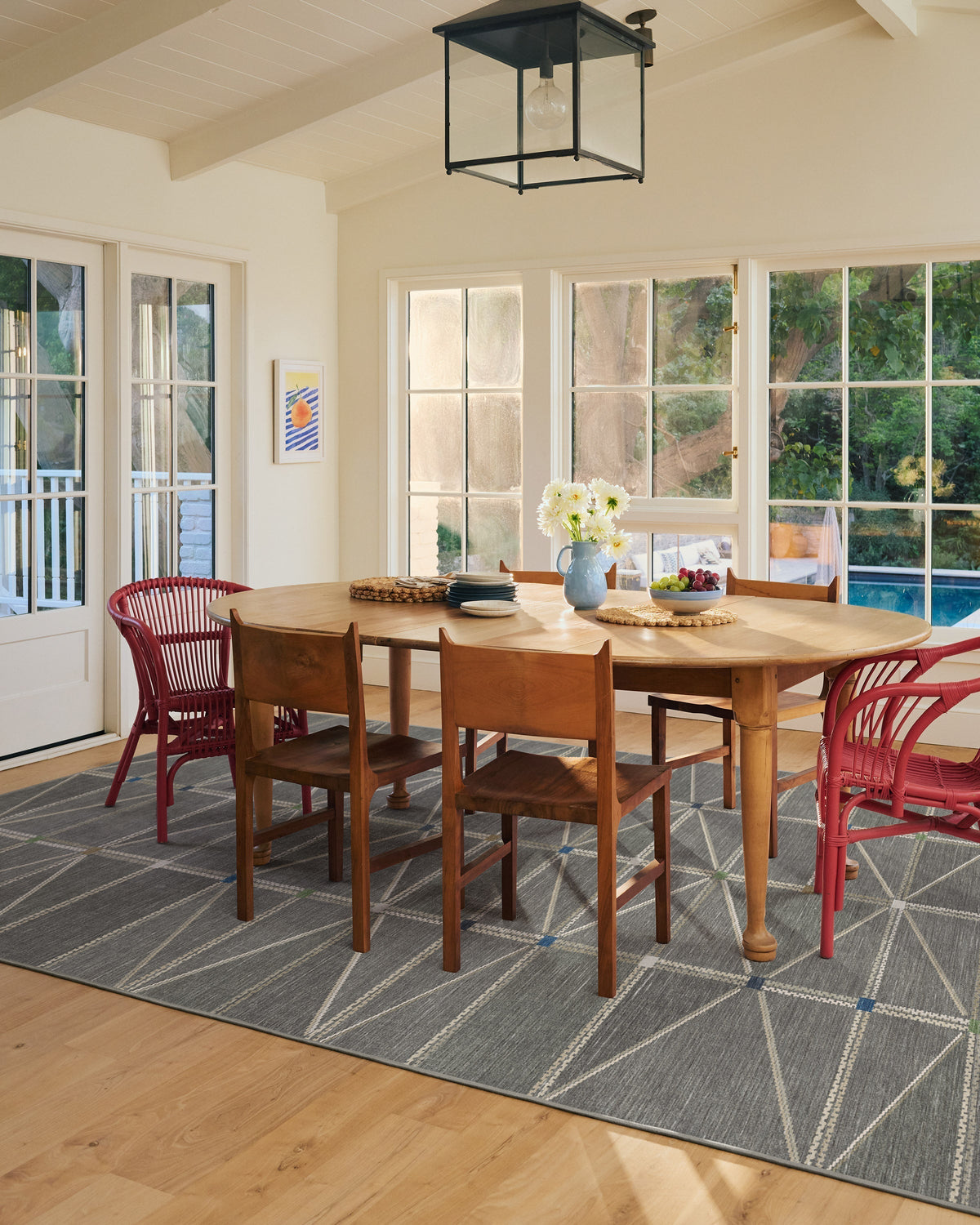 Ulysses Grey Flatwoven Rug