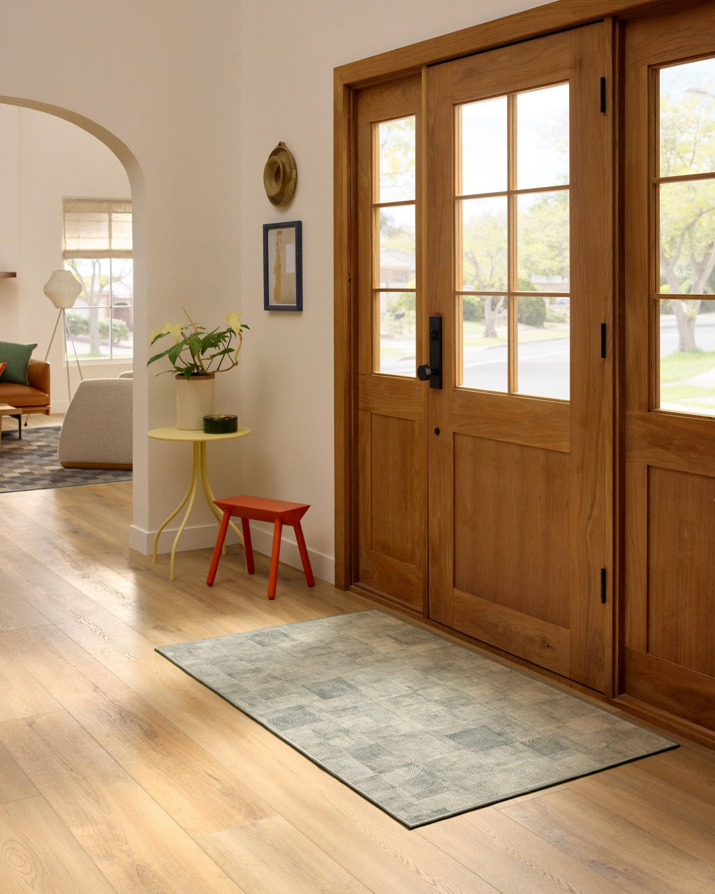 Uma Grey Flatwoven Rug