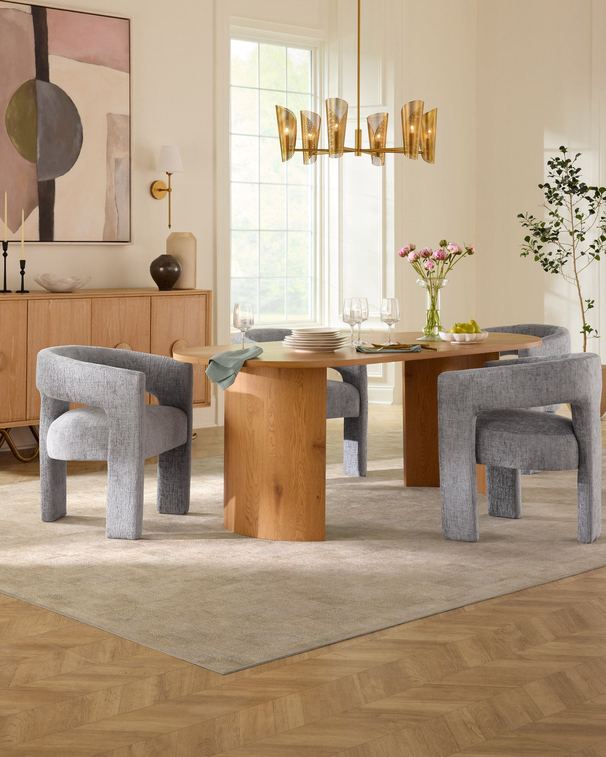 Uma Stone Flatwoven Rug