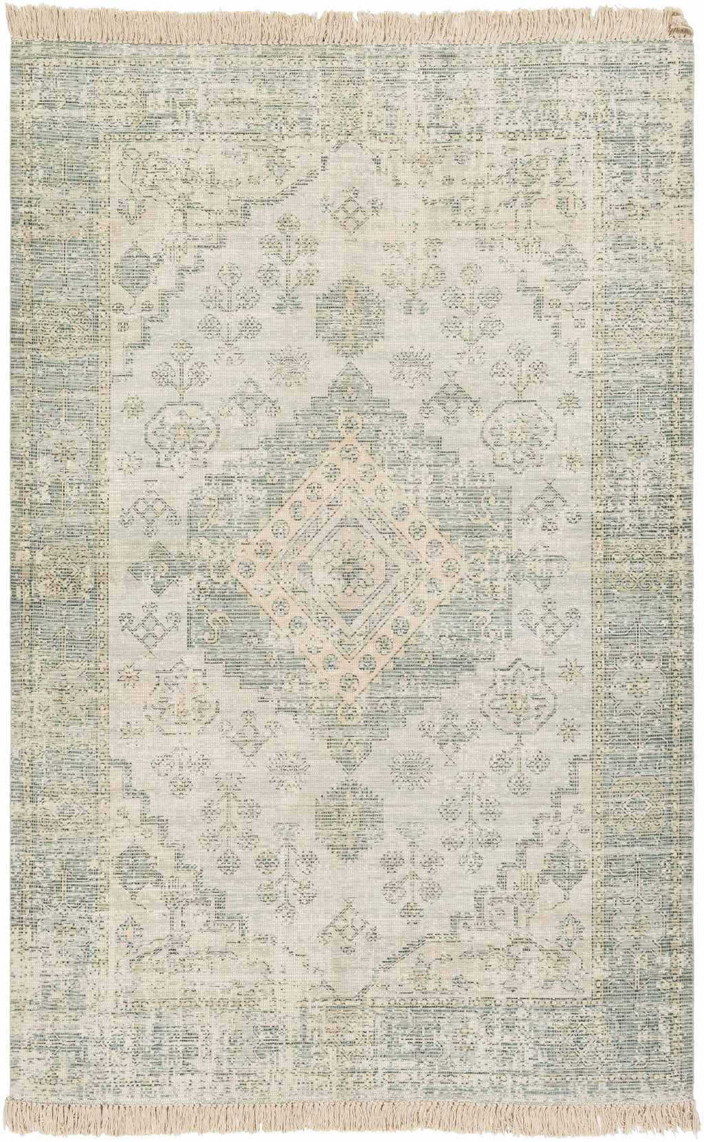 Undy Handmade Cotton-blend Rug