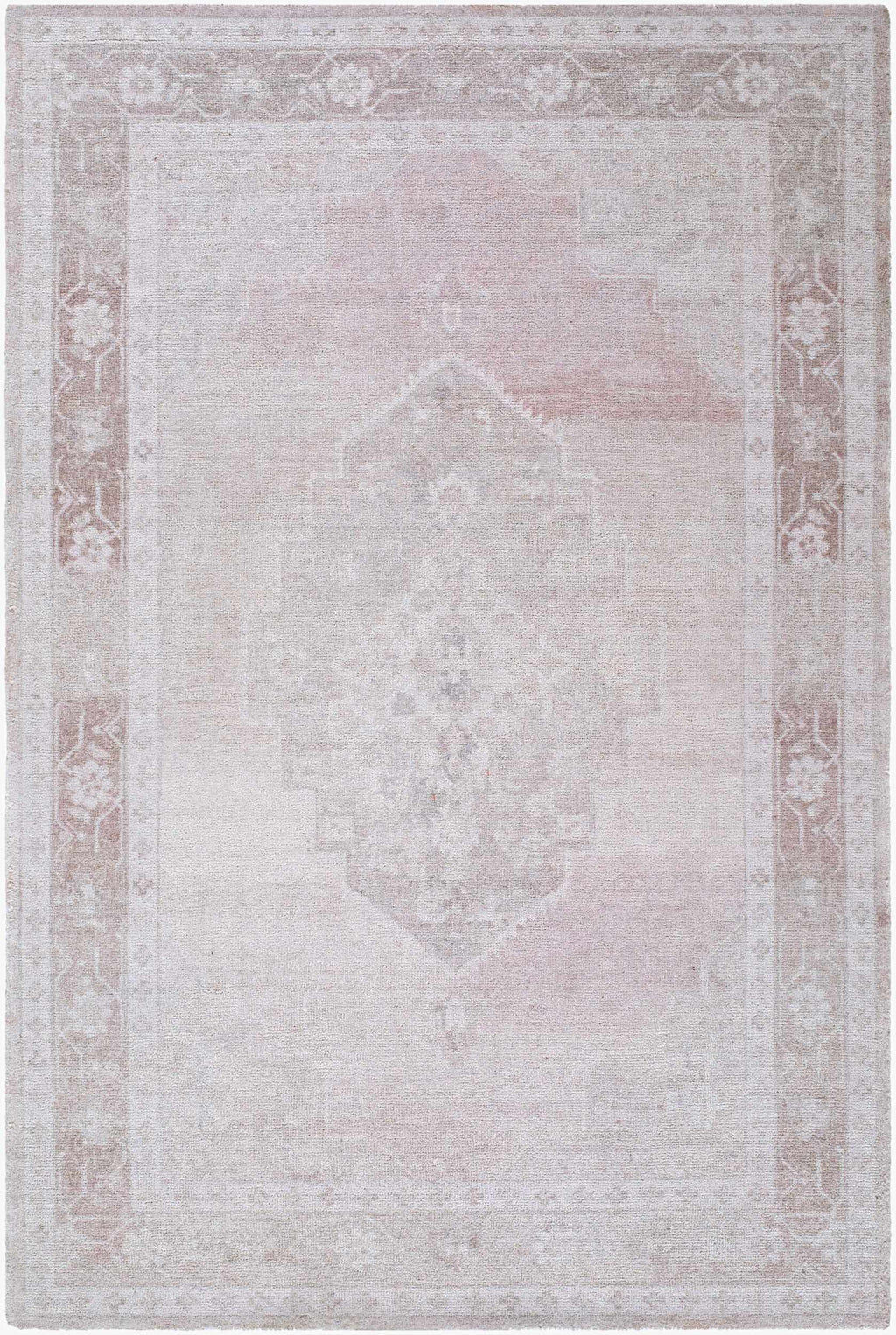 Khalon Pink Traditional Area Rug