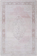 Khalon Pink Traditional Area Rug