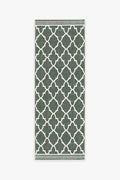 Varia Trellis Forest Green Outdoor Rug