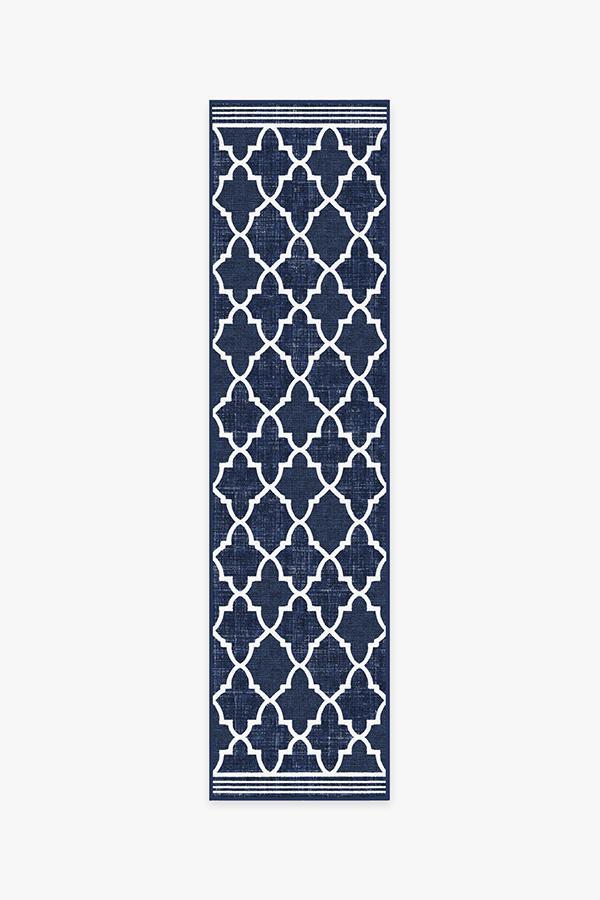 Varia Trellis Royal Blue Outdoor Rug