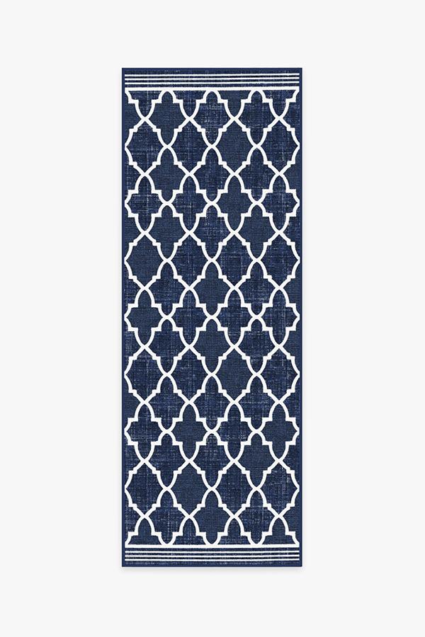 Varia Trellis Royal Blue Outdoor Rug
