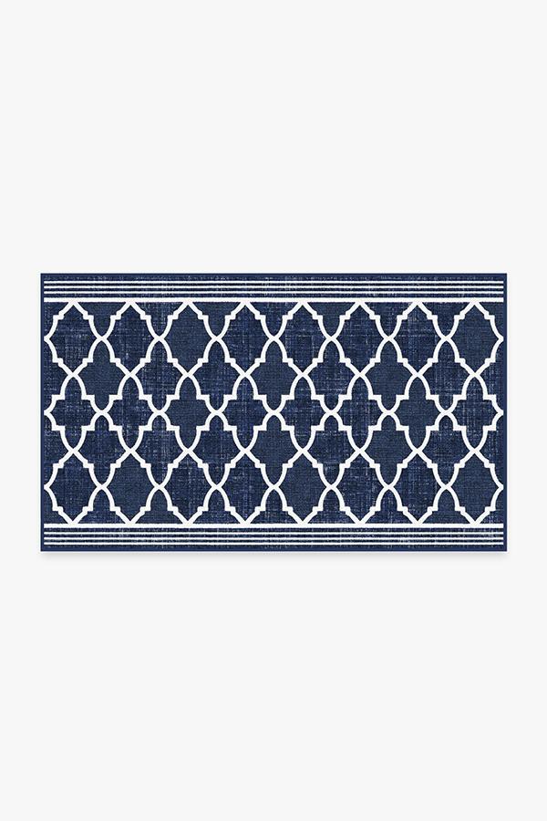 Varia Trellis Royal Blue Outdoor Rug