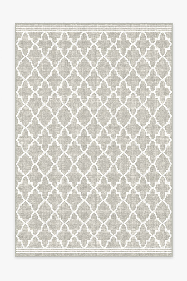 Varia Trellis Stone Outdoor Rug