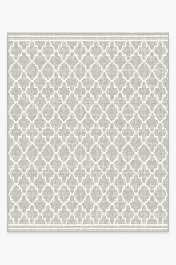 Varia Trellis Stone Outdoor Rug