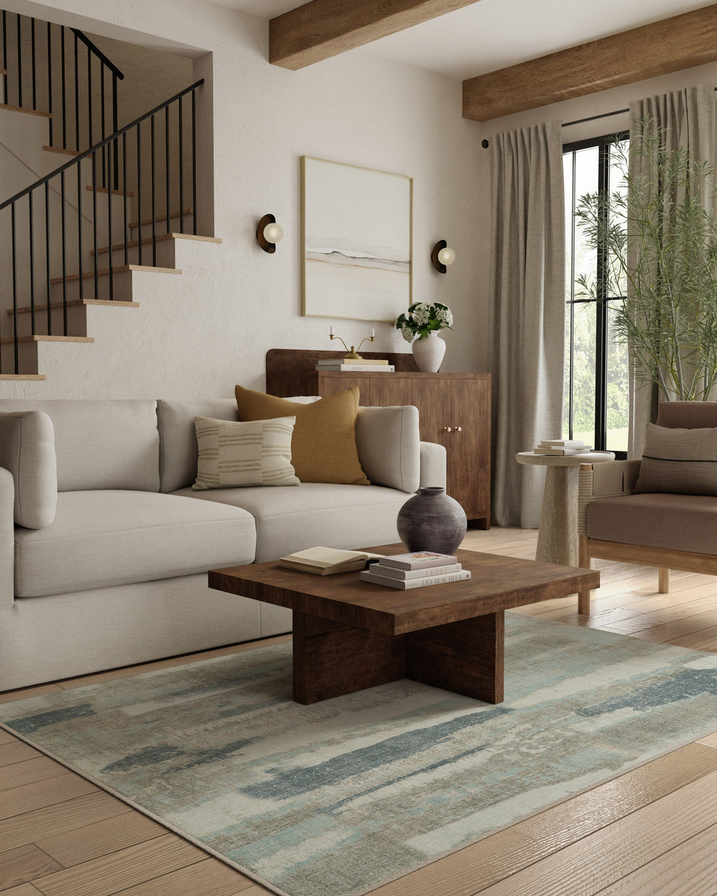 Velin Ashen Blue Rug