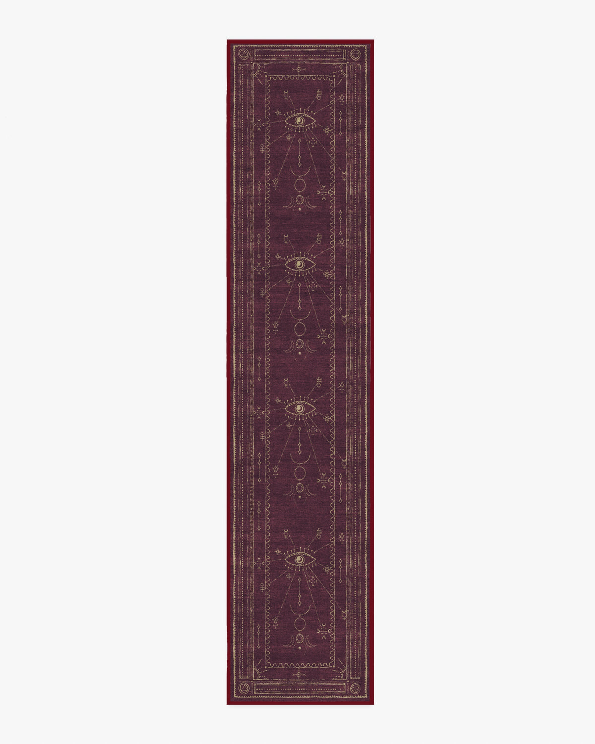 Velith Burgundy Flatwoven Rug