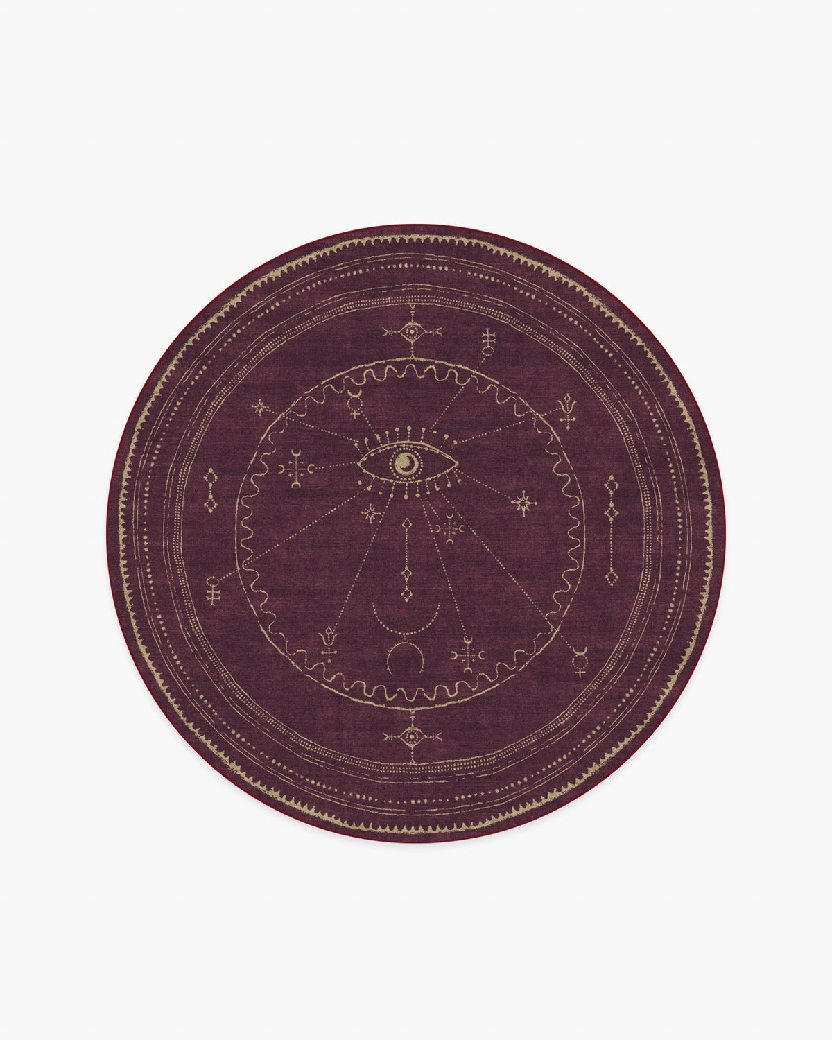 Velith Burgundy Flatwoven Rug