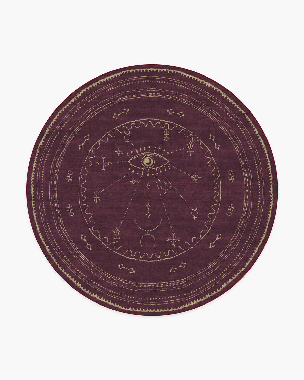 Velith Burgundy Flatwoven Rug