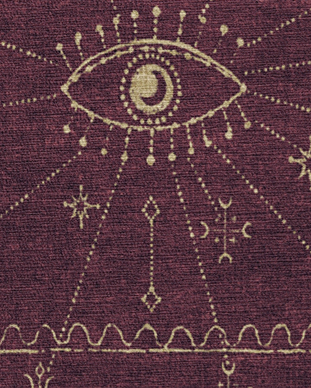 Velith Burgundy Flatwoven Rug