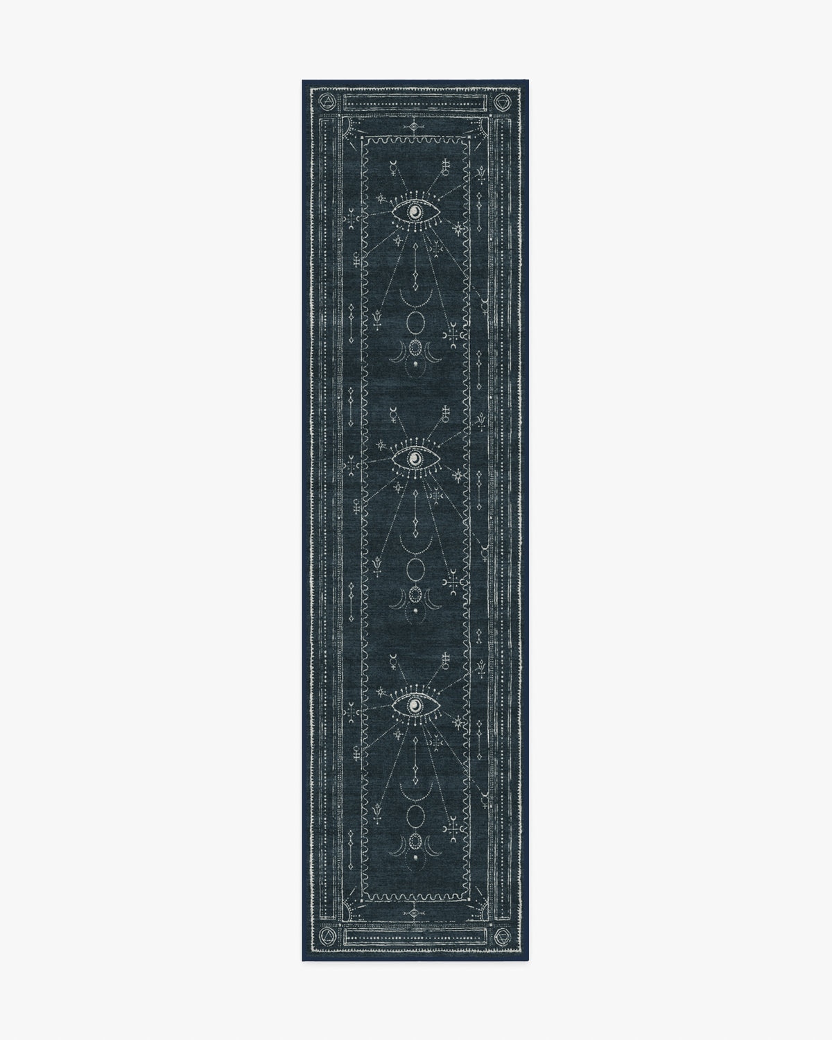 Velith Midnight Blue Flatwoven Rug