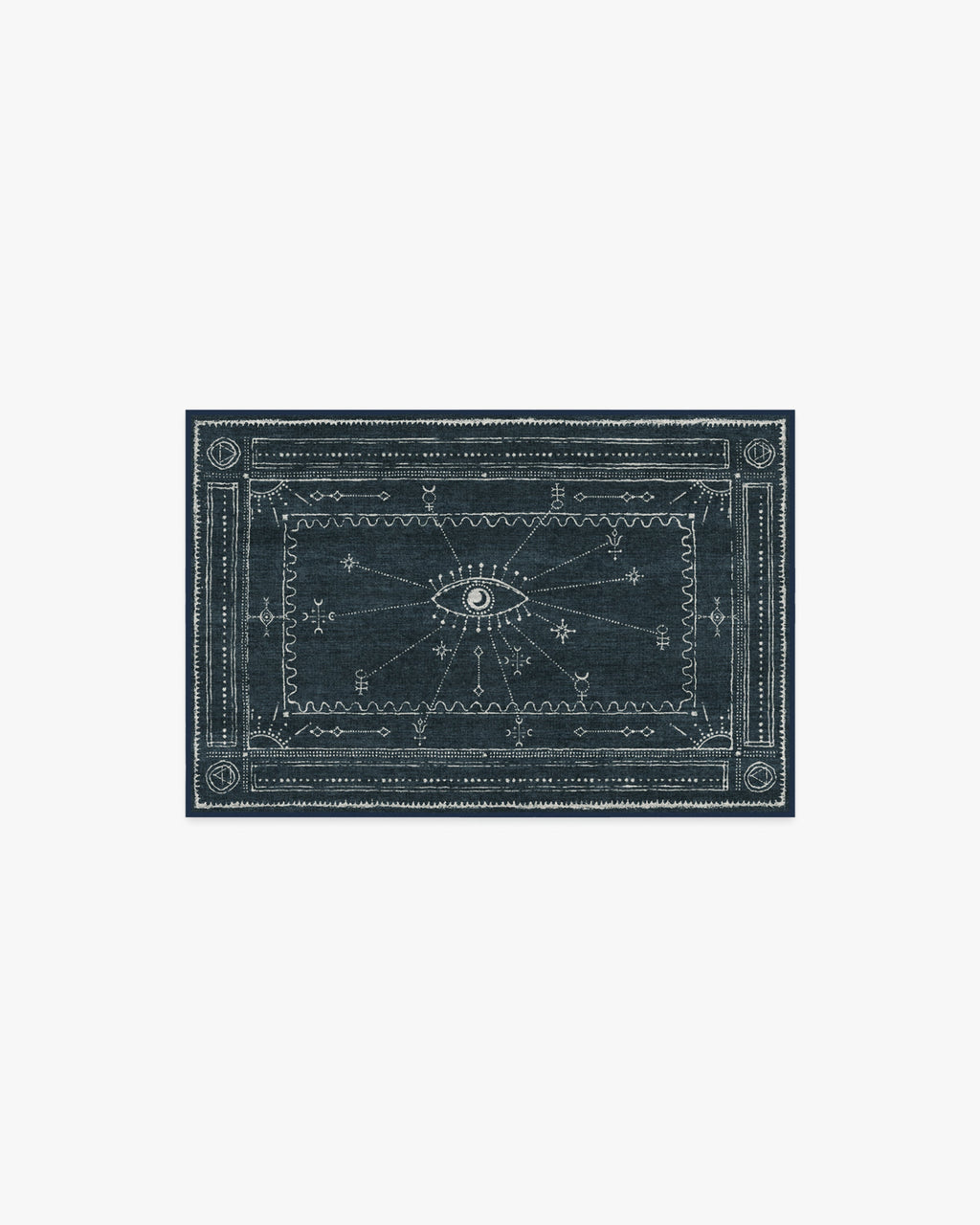 Velith Midnight Blue Flatwoven Rug