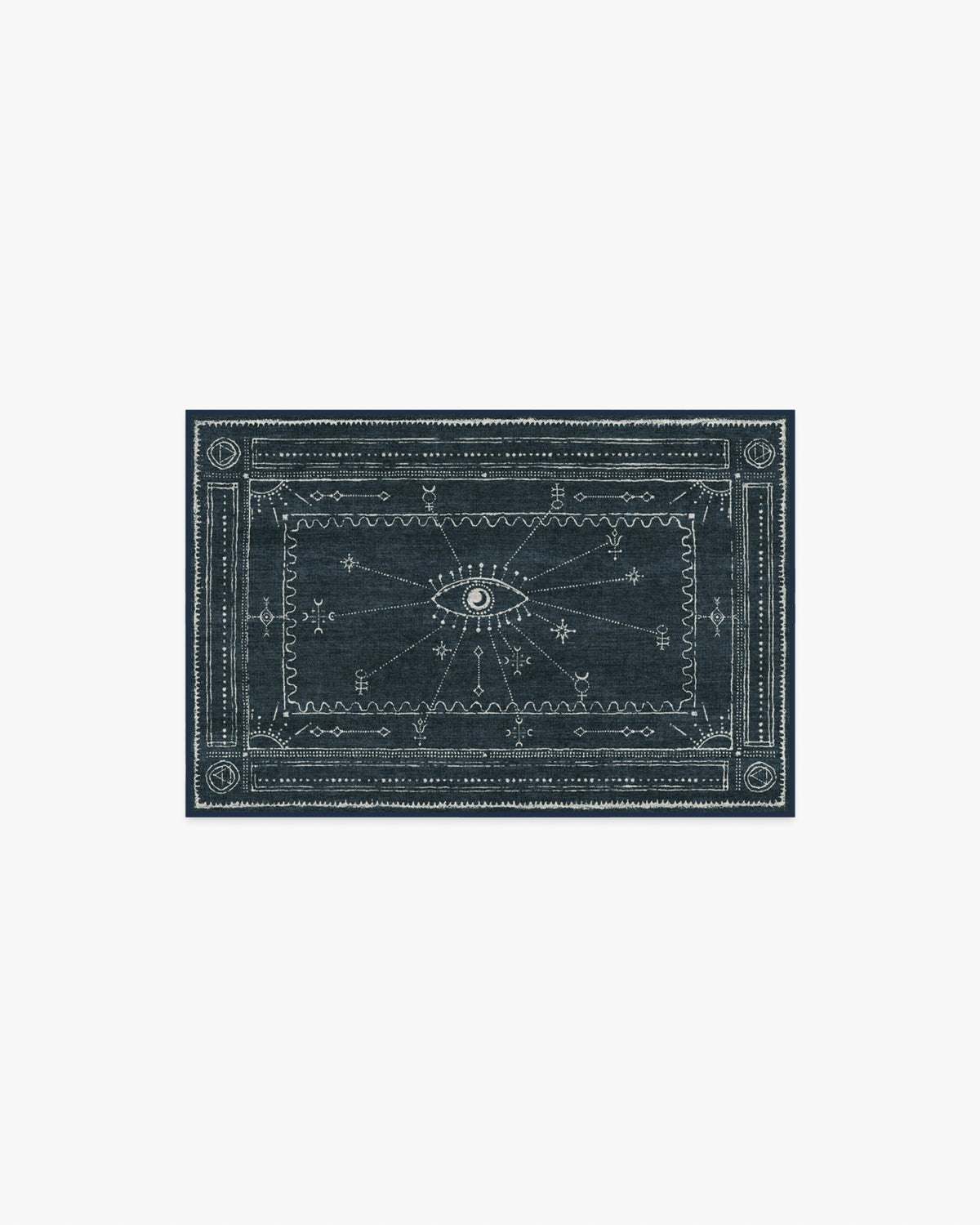 Velith Midnight Blue Flatwoven Rug
