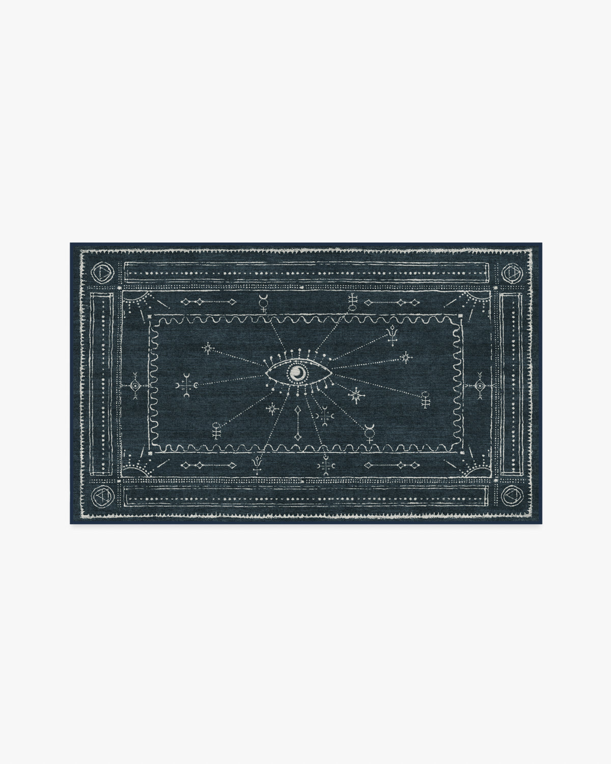 Velith Midnight Blue Flatwoven Rug
