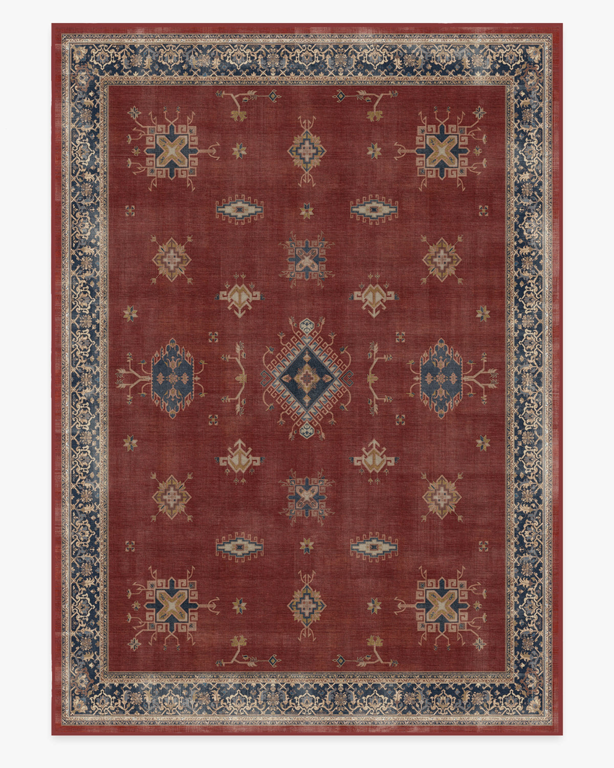 Verena Amber Red Flatwoven Rug