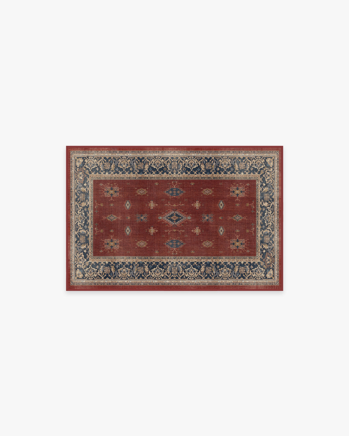 Verena Amber Red Flatwoven Rug