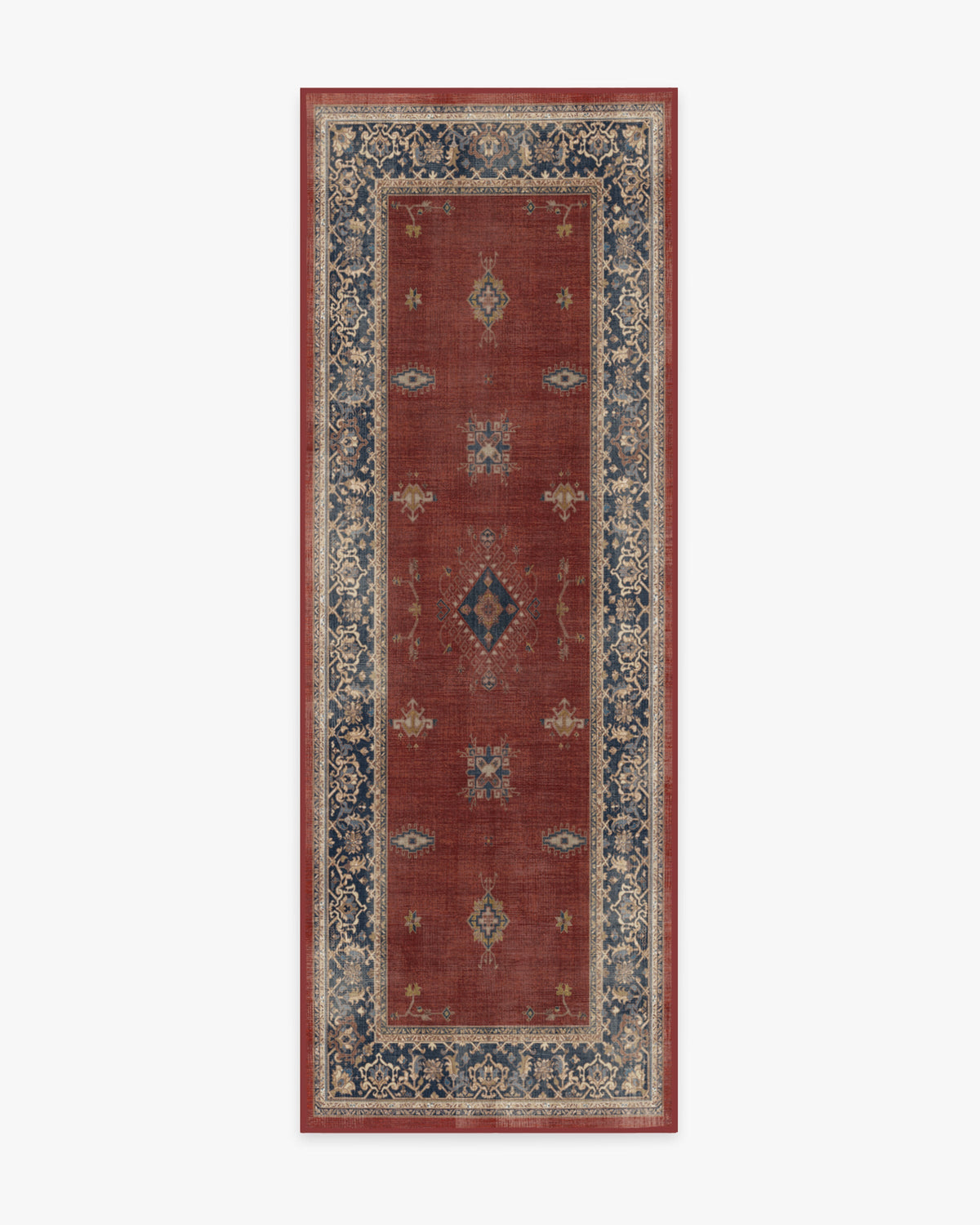 Verena Amber Red Flatwoven Rug