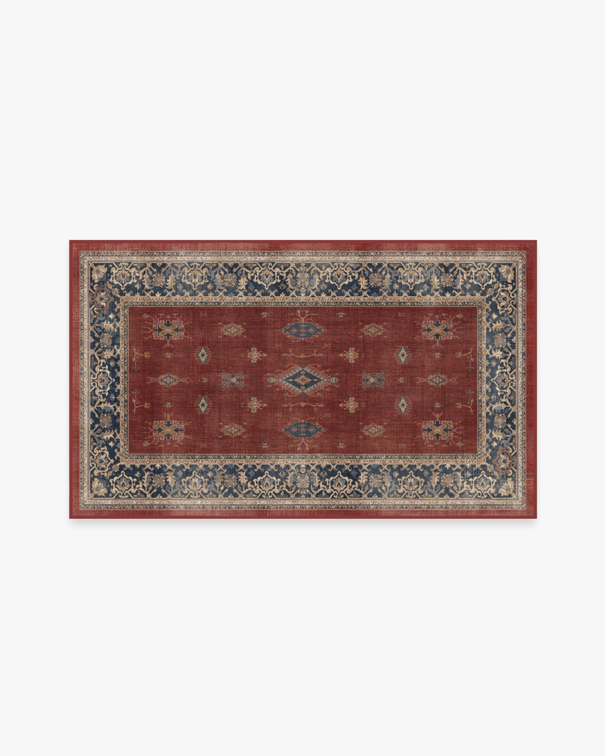 Verena Amber Red Flatwoven Rug