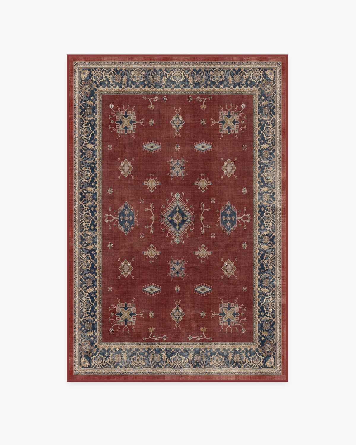 Verena Amber Red Flatwoven Rug