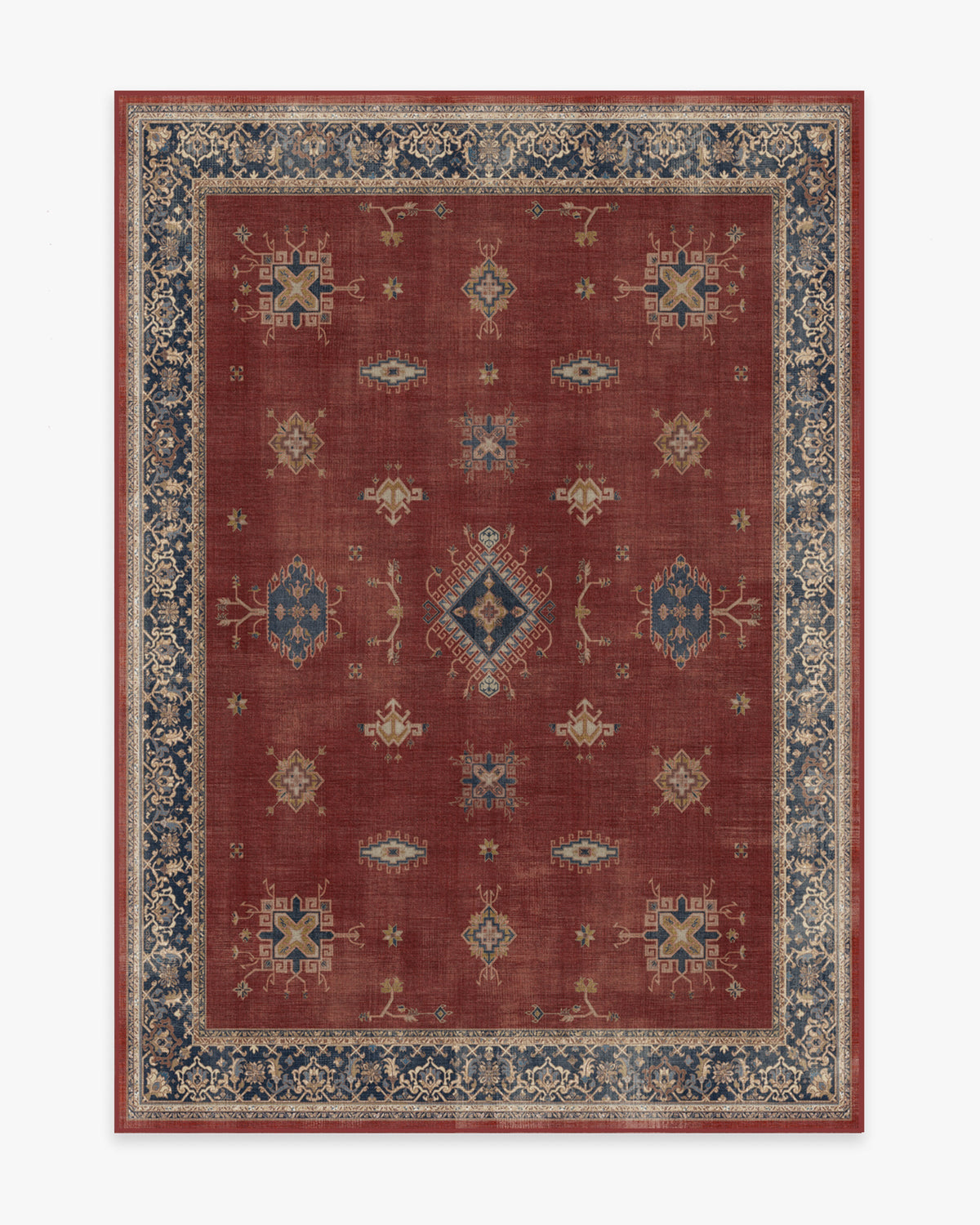 Verena Amber Red Flatwoven Rug