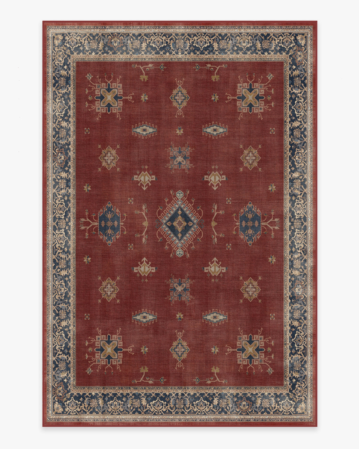 Verena Amber Red Flatwoven Rug