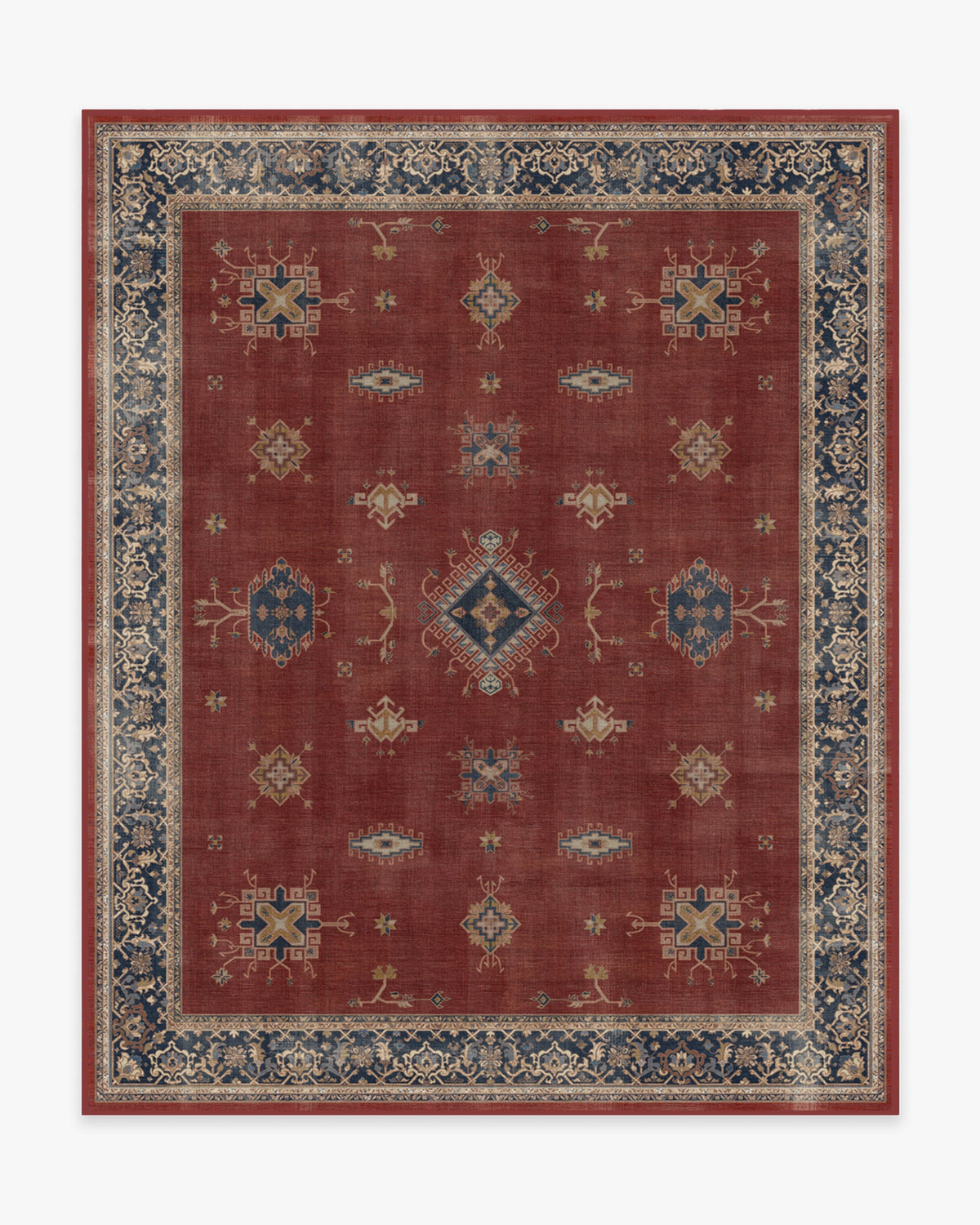 Verena Amber Red Flatwoven Rug