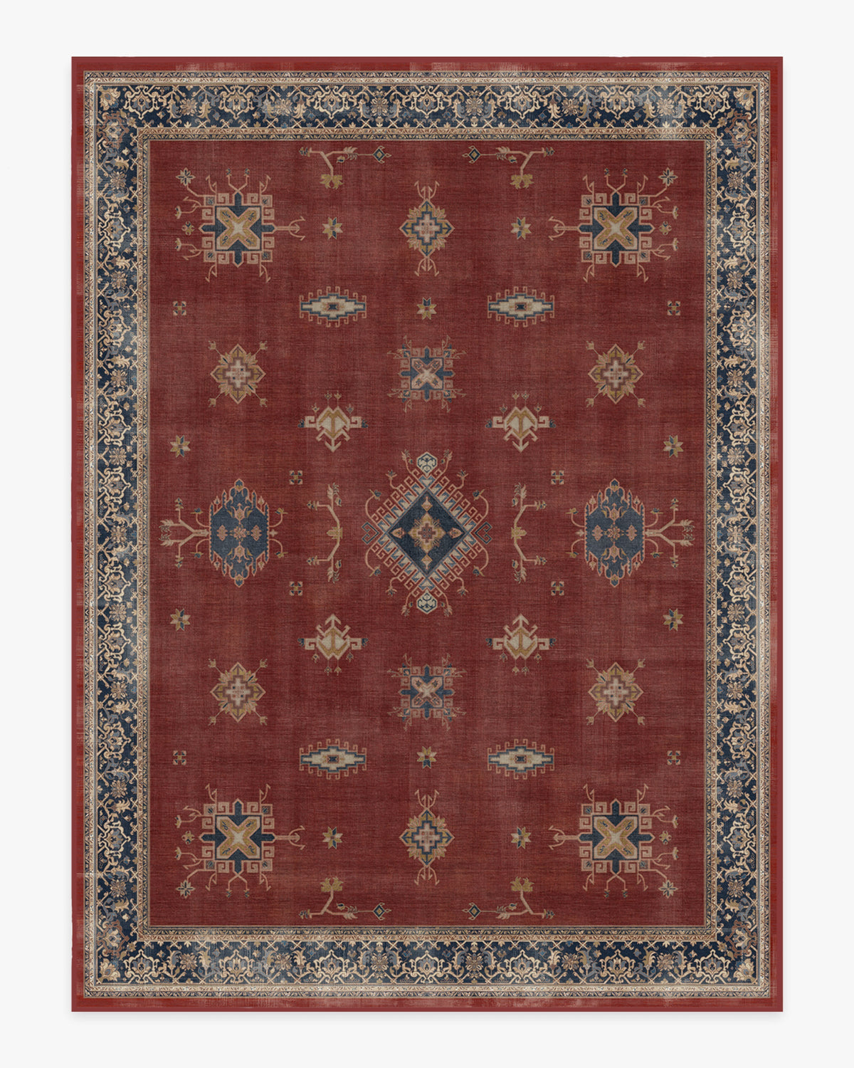 Verena Amber Red Flatwoven Rug