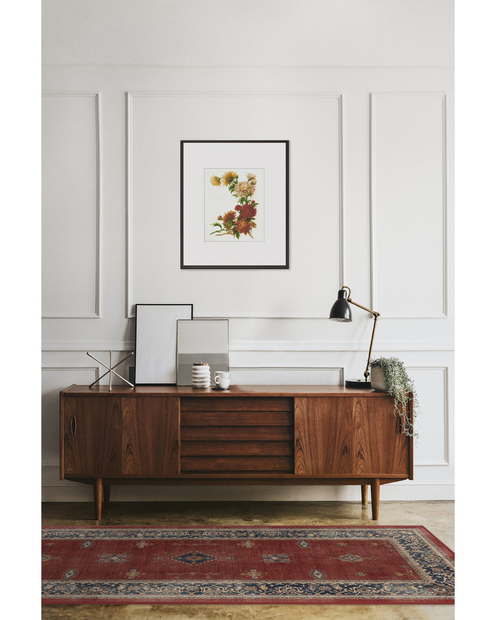 Verena Amber Red Flatwoven Rug