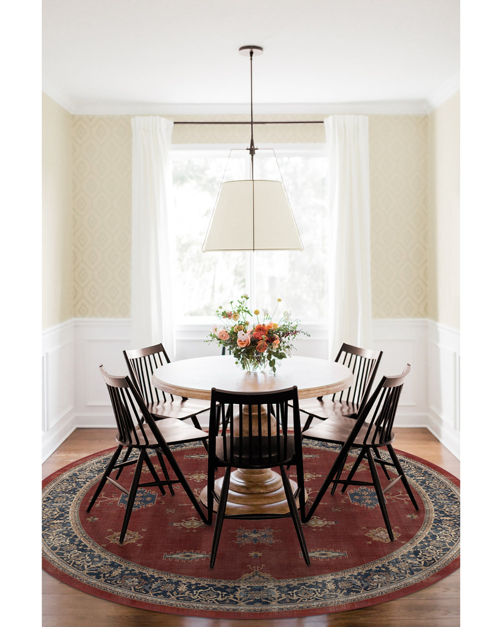 Verena Amber Red Flatwoven Rug